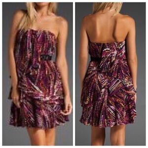 Strapless Layered Party Dress